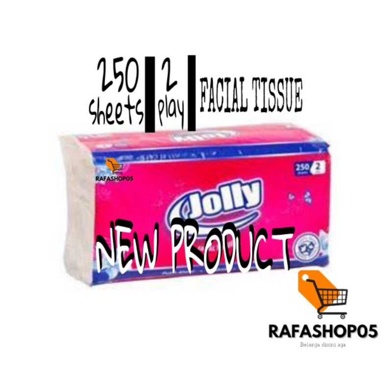 COD_TISSUE JOLLY 250 SHEETS 2 PLY TISU MURAH JOLY