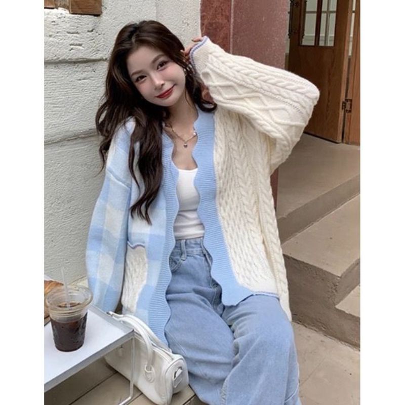 Cardigan Amelia kotak