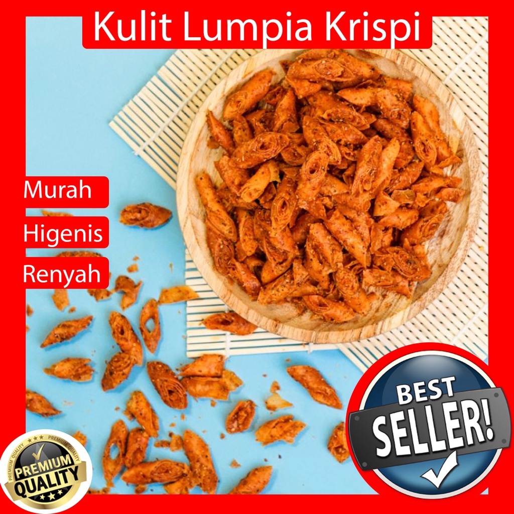 

lumpia krispi kulit lumpia renyah keripik lumpia kripik kulit lumpia kriuk pedas isi 250 gram