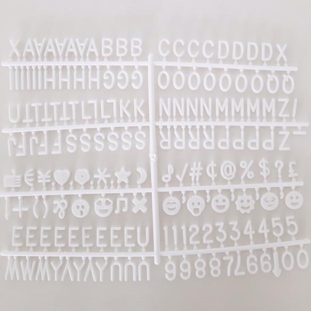 

PRODUK- WHITE LETTER FOR LETTER BOARD .
