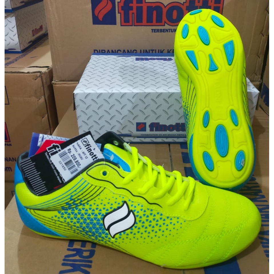 Finotti Aff 12 Sepatu Futsal Pria Dewasa Premium / Sepatu Olahraga Futsal Cowok Asli Original Simple