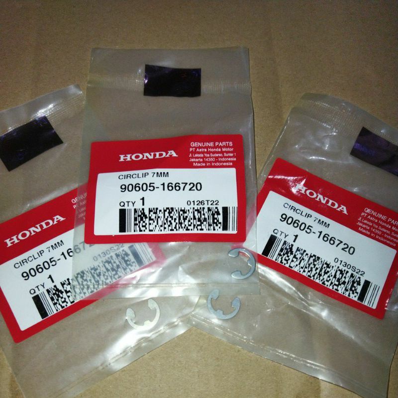Klip Kampas Ganda (Circlip 7mm) 90605166720 3pcs