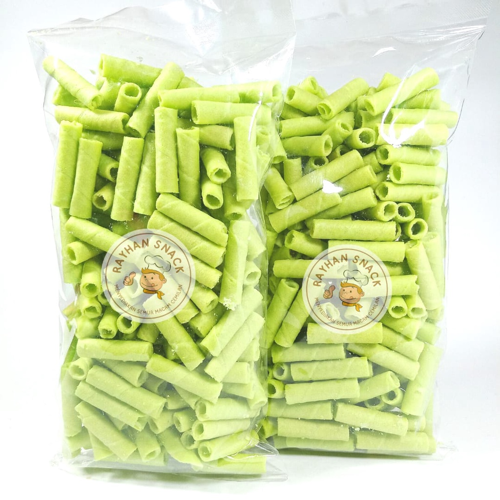 

Wafer Roll Astor Mini Varian Pandan 1kg / Stick Wafer Roll Kiloan Murah