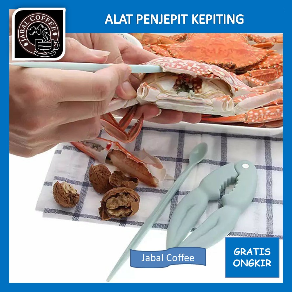 Tang Capit Kepiting / Alat Penjepit Cangkang Kepiting Set 8 In 1 / Alat Tang Crab Cracker