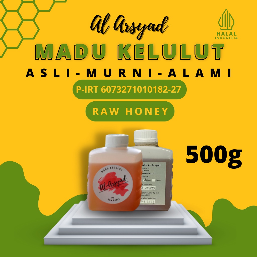 

Madu Kelulut 500g, Madu Klanceng, Madu Murni, Raw Honey, Madu Trigona, Trigona Itama