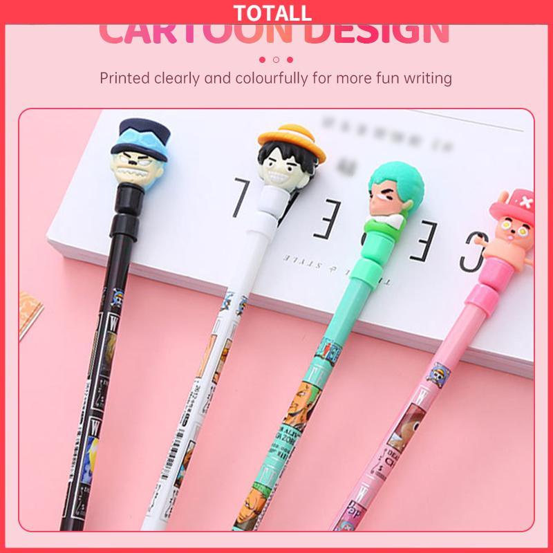 COD Spinning Pen Pulpen Putar Karakter Anti Stress Pena Mainan Anak Spinner Balance One Piece-Totall