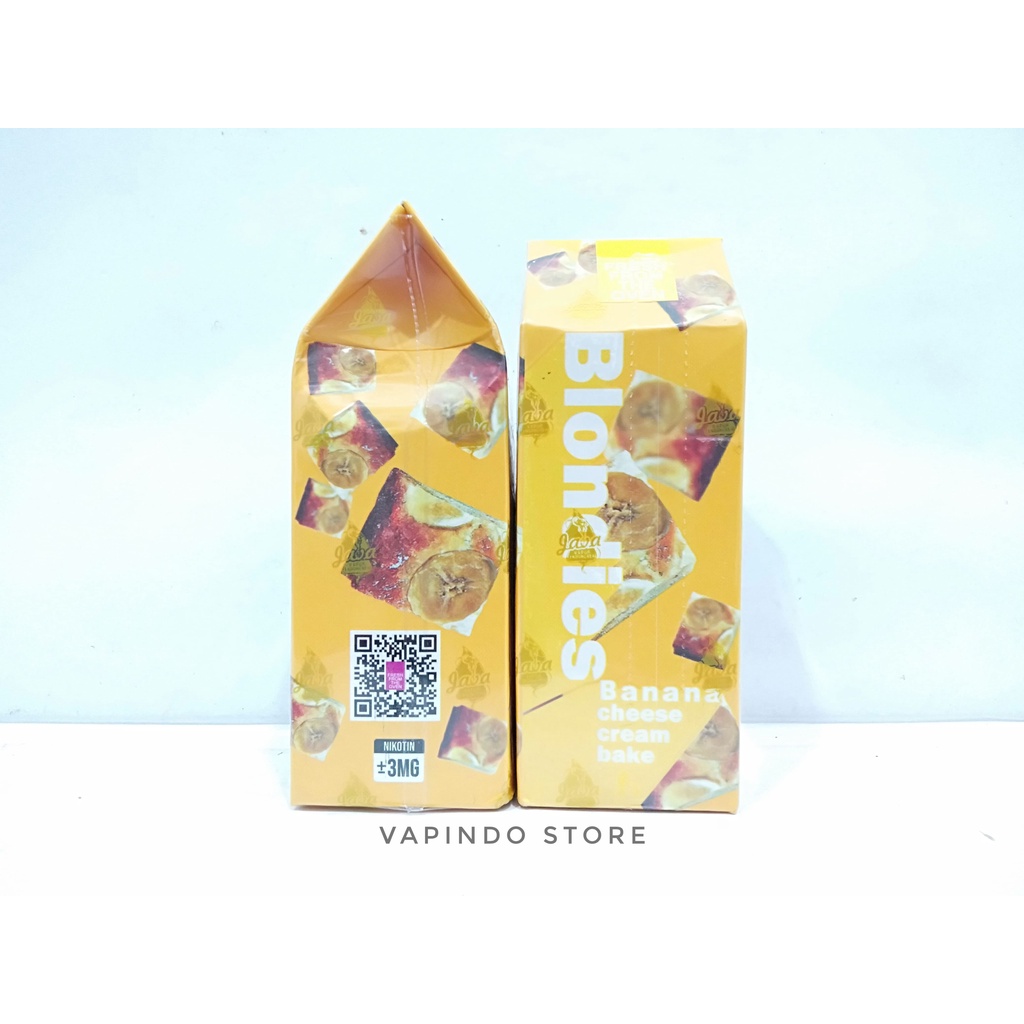 BLONDIES V2 BANANA CHEESE CREAM BAKE 60ML 3MG BY IDJ LIQUID