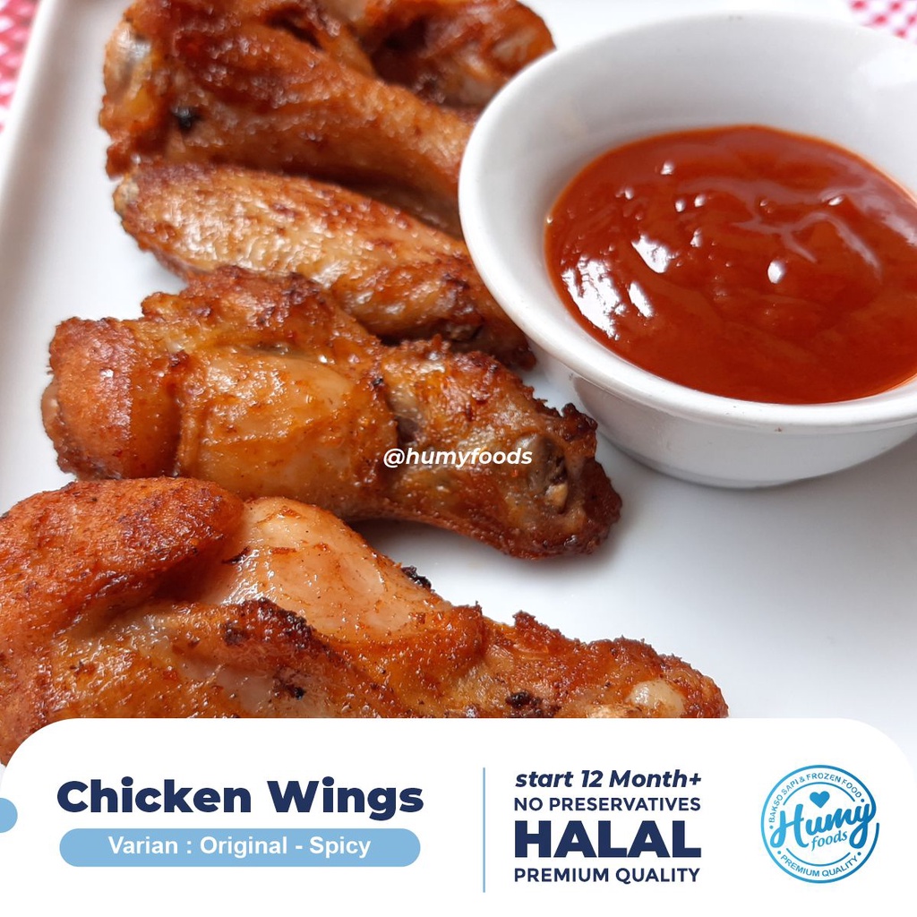 CHICKEN WINGS PREMIUM (500gr) Halal tanpa pengawet