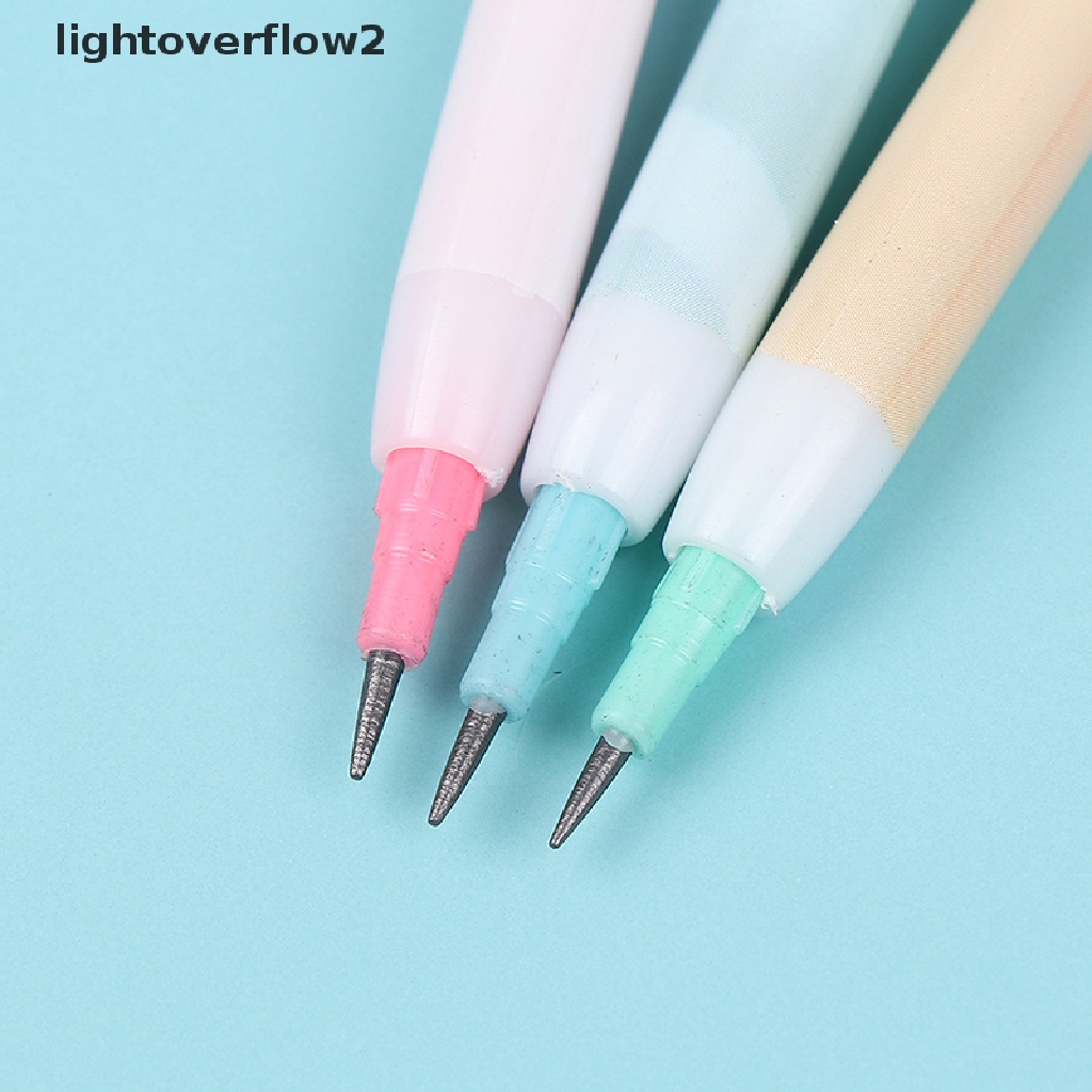 (lightoverflow2) 1pc Pensil Mekanik Putar Desain Kawaii Lucu Untuk Stationery Sekolah / Hadiah