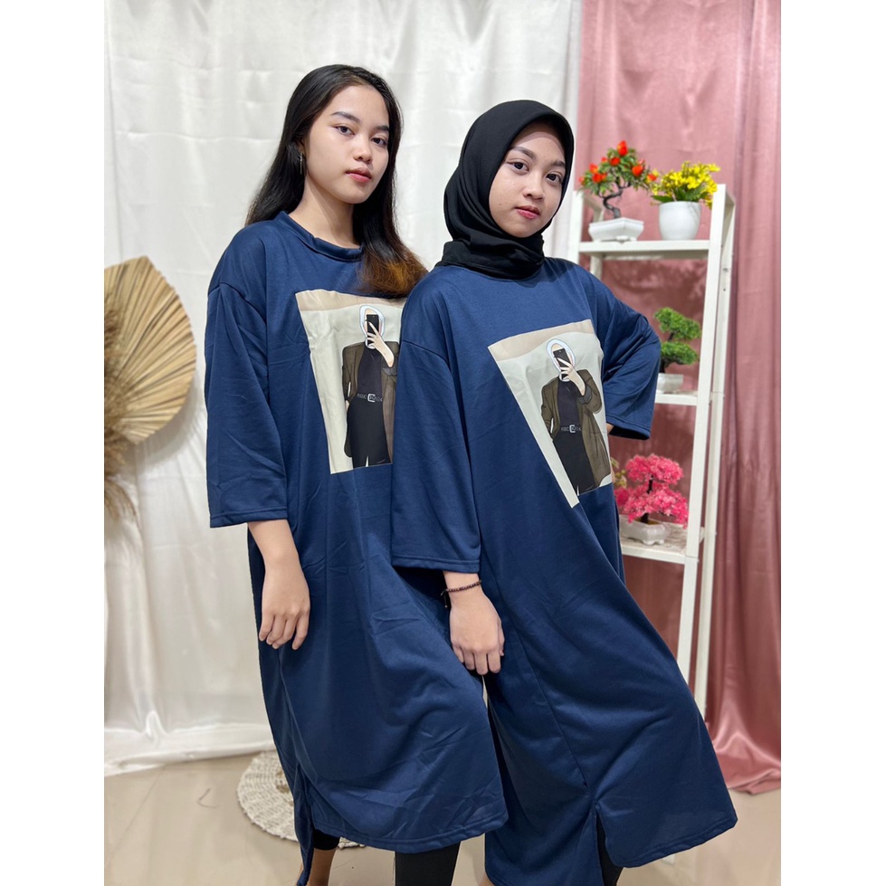 TUNIK OVERSIZE HIJAB SELFIE / ATASAN TUNIK JUMBO XXXL / ATASAN TUNIK OVERSIZE BIGSIZE