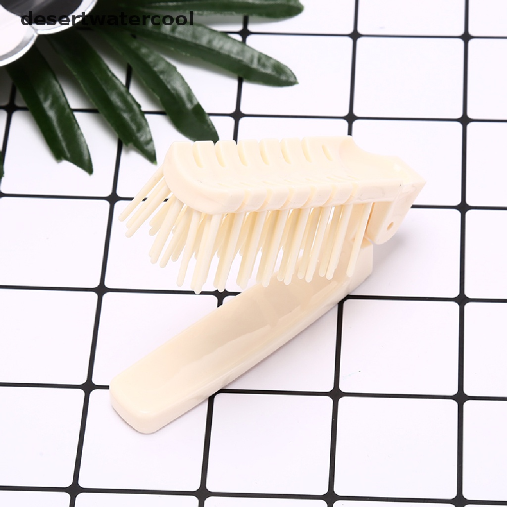 Sisir Rambut Lipat mini Bahan Plastik Untuk travel