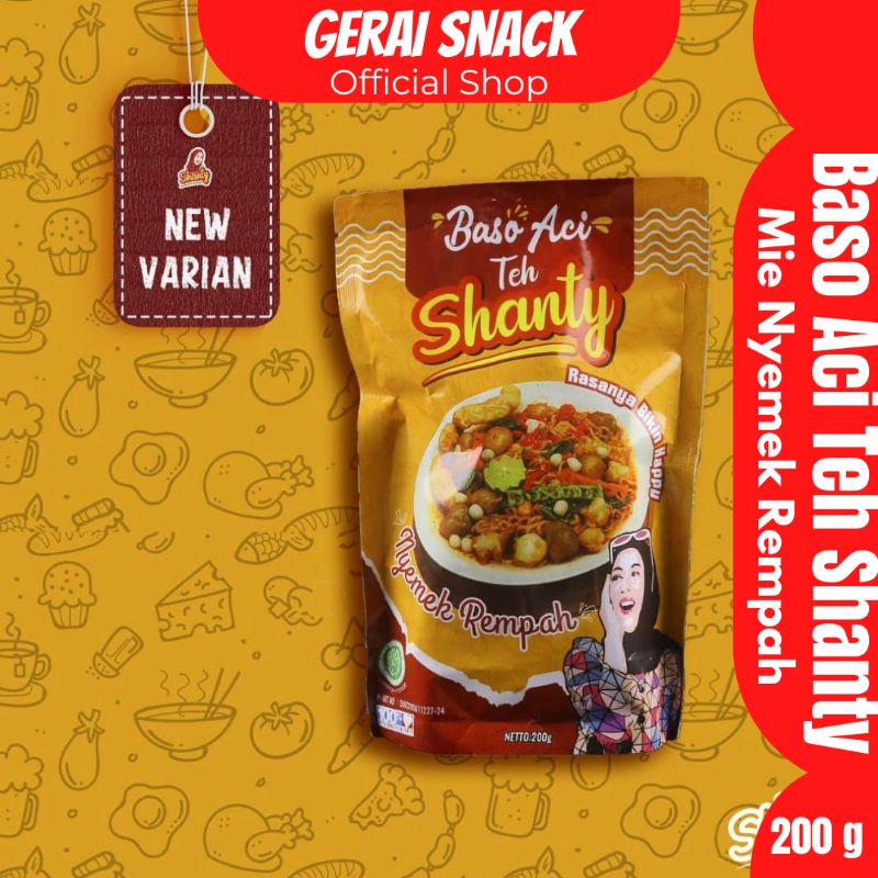 Baso Aci Teh Shanty - Aneka Baso Aci All Varian Teh Shanty Khas Garut