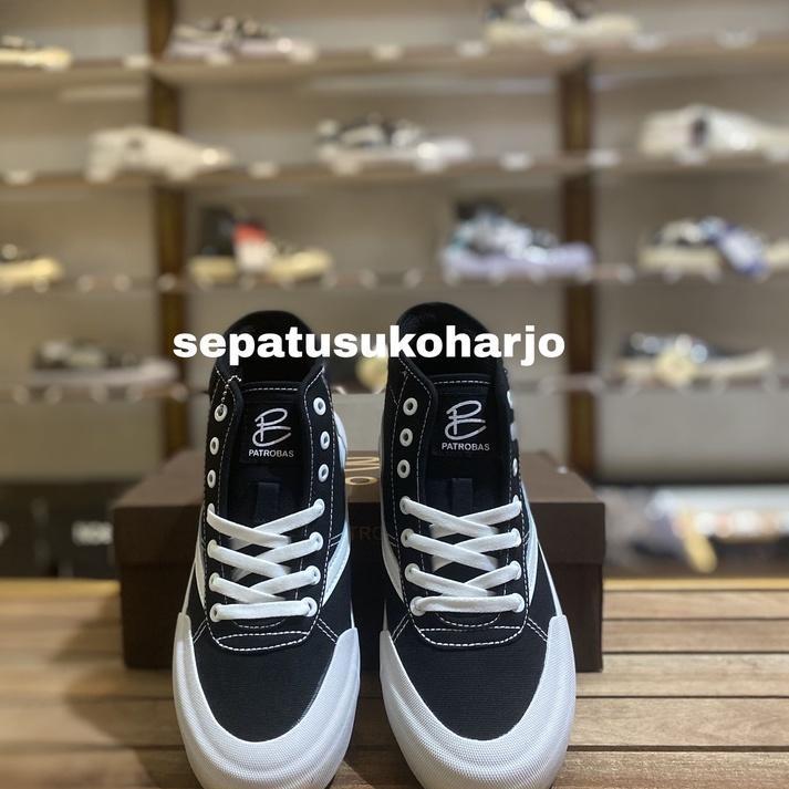 Terbaru.. PATROBAS - SEPATU PATROBAS IVAN HIGH BLACK WHITE - SEPATU PATROBAS - SEPATU PATROBAS ORIGI