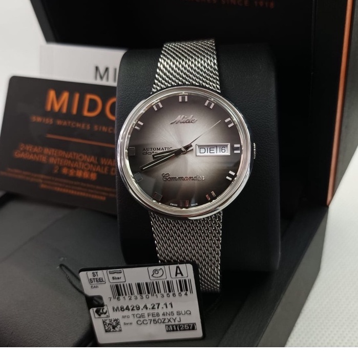 Jam Tangan Mido M8429.4.27.11 Commander 1959 Automatic Special Edition