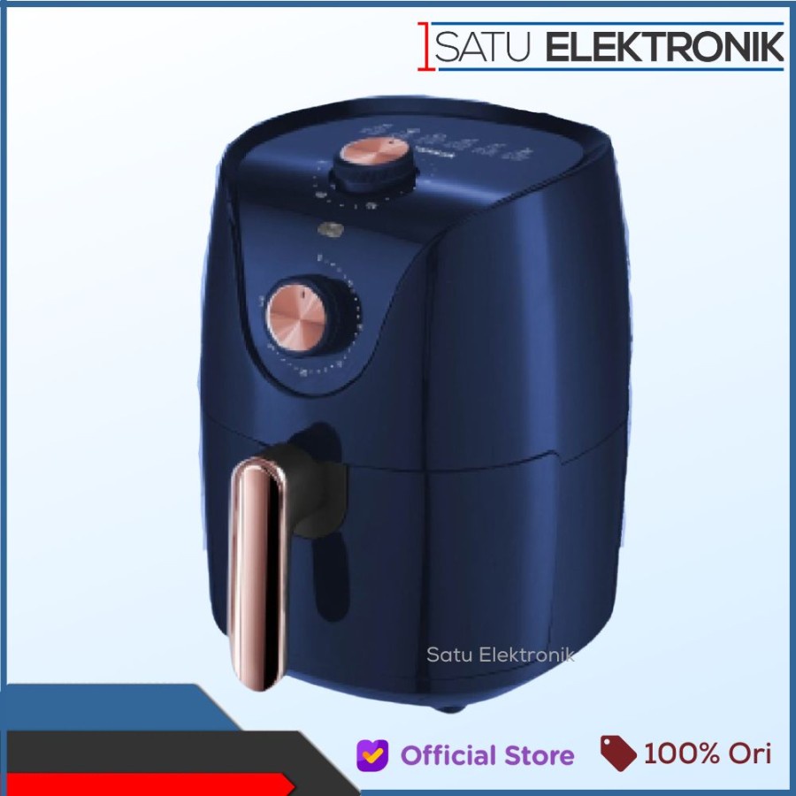 LocknLock Air Fryer 2 Liter Garansi Resmi - Hitam Putih Biru Lock &amp; Lock