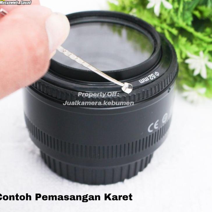 Serbu Stock KARET RING FOCUS YONGNUO 50MM F 1.8 & 35MM F 2 - KARET LENSA FIX YONGNUO - KARET FOKUS L