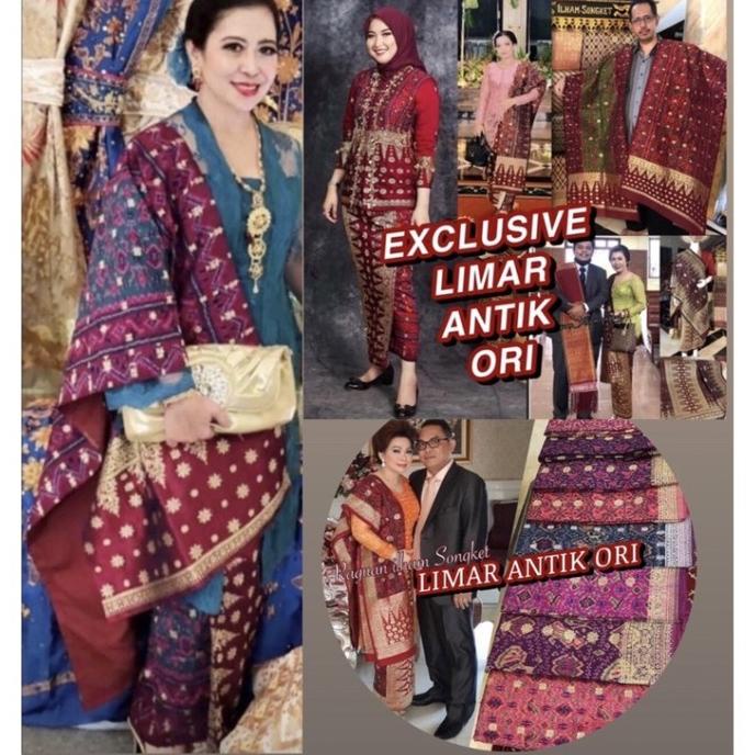 Exclusive Songket Limar Antik ORI /songket tenun asli palembang /ilham
