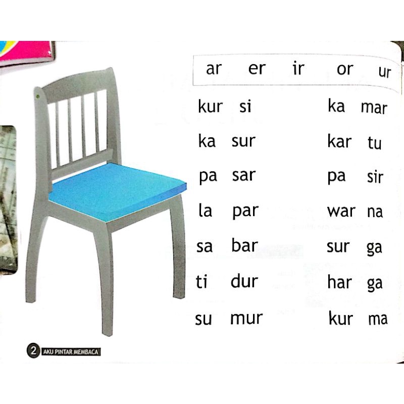buku paket isi 3 buku aku pintar membaca jilid 1,2,3 19x27cm