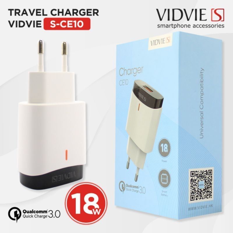 Adapter VIDVIE  Charger Qualcom 3.0 18W