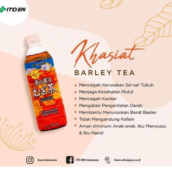 

Maxi Promo--ITO EN Unsweetened Barley Tea 500 ml @24 pcs - Teh Barley Bebas Gula