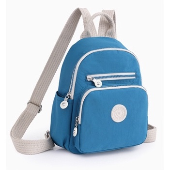 TAS RANSEL WANITA KANVAS BIRU WUYISA TA684B2 IMPORT BACKPACK GENDONG CEWEK SEKOLAH KOREA KULIAH KERJA PUNGGUNG BRANDED REMAJA BATAM PREMIUM KEKINIAN