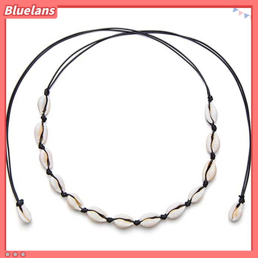 Kalung Choker Tali Lilin Handmade Gaya Bohemia Untuk Wanita