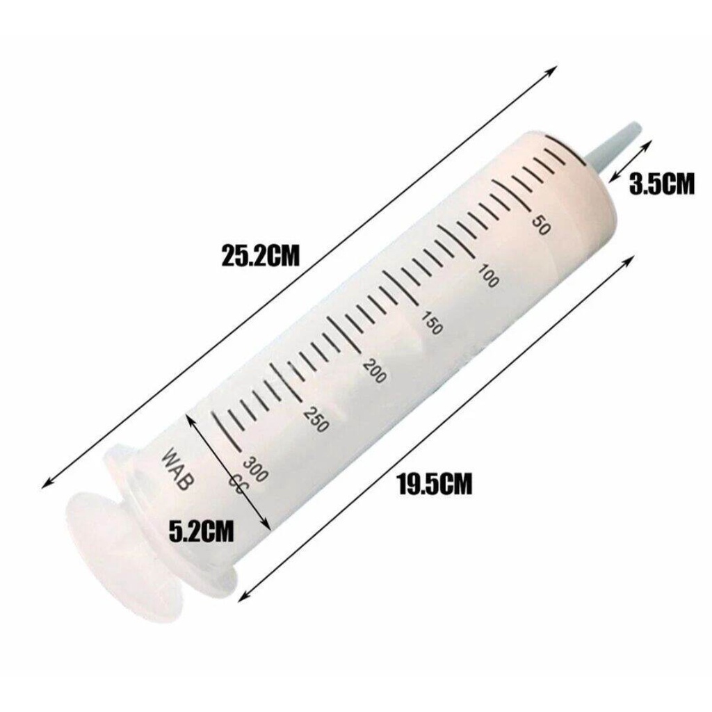 suntikan BESAR 300 ml bukan 150 CC 200 CC 500 CC - syringe spoit spuit tabung suntik LARGE SYRINGE