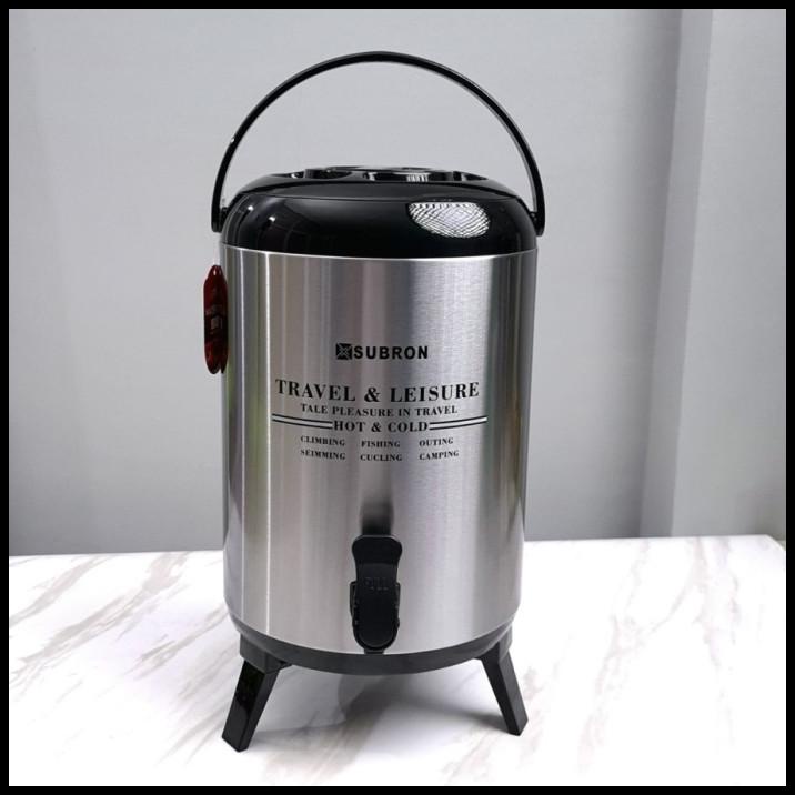 Termos Air Jumbo Stainless Subron Water Jug 9.5 Liter