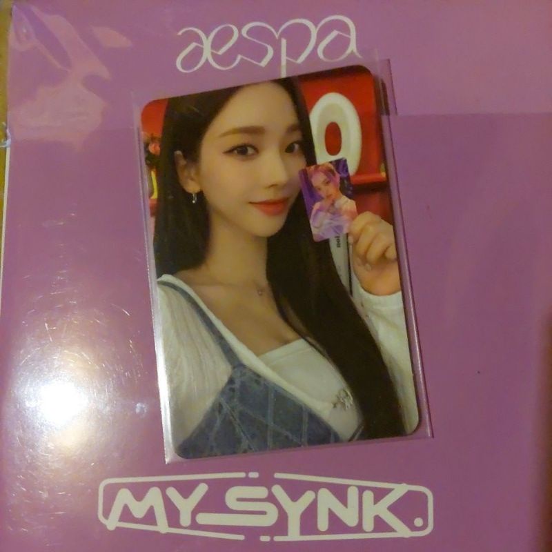 Aespa Girls Live Streaming Event Official Photocard - Karina Version