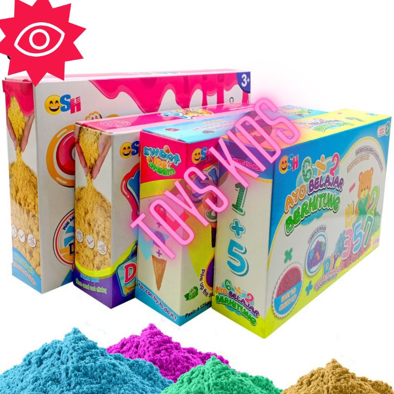 MAINAN CETAKAN PASIR AJAIB