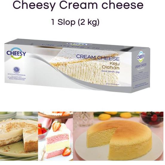 

codeAa1A9--Cream Cheese CHEESY Keju Krim Olahan