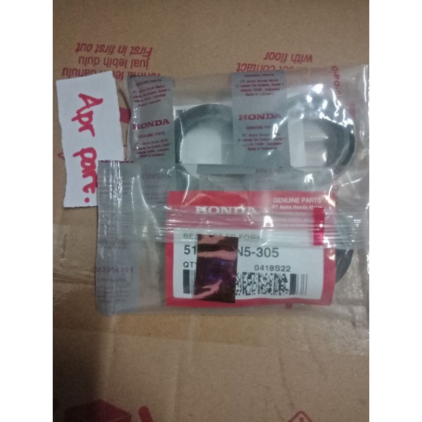 Oil Seal Sil Set Debu Sil As Skok Shock Depan All Honda Grand Supra Kharisma Revo Beat Vario Scoopy 
