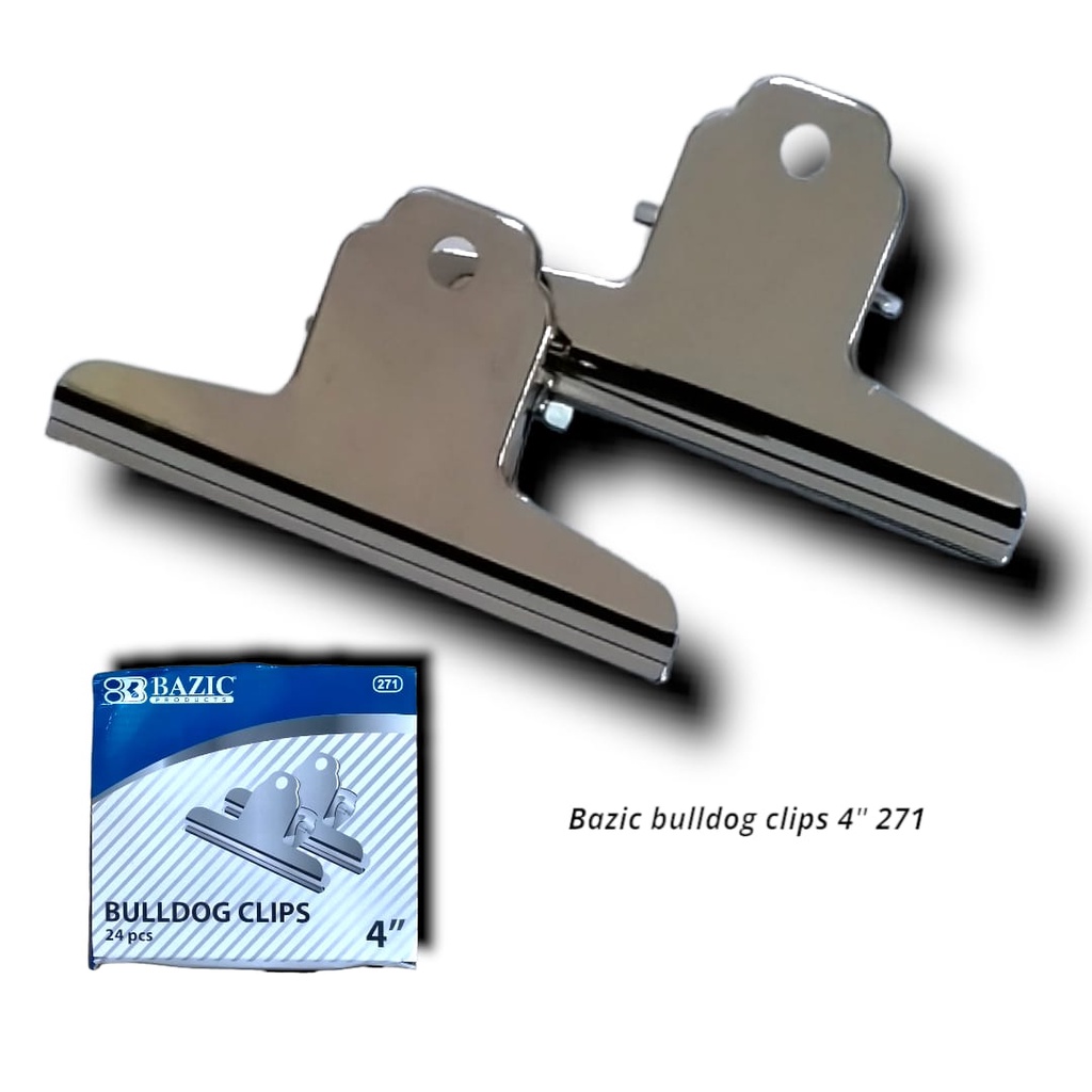 

KLIP KERTAS BESAR JUMBO BULDOG CLIP 10 CM
