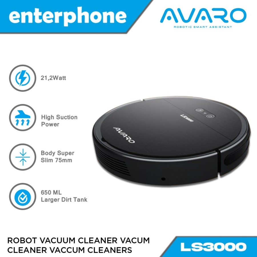AVARO LS3000 Robot Vacuum Cleaner Vacum Cleaner Vaccum Cleaner