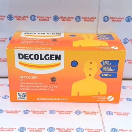 Jual Decolgen Box Isi 25 Strip @4 Tablet - Obat Demam & Flu | Shopee ...