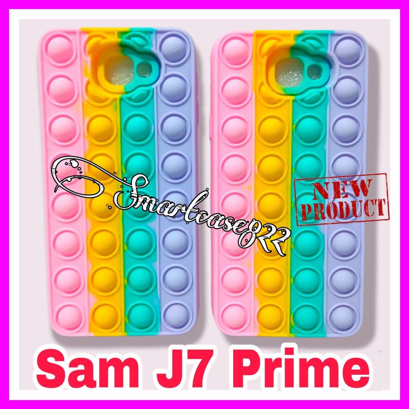 Casing Samsung J7 Prime Case Pop It Rainbow Pelangi Lembut Tebal Terbaik