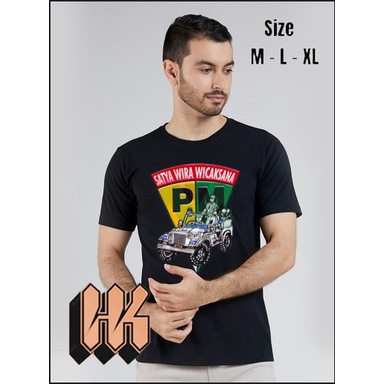 Baju Kaos Pria Distro Lengan Pendek Polisi Militer