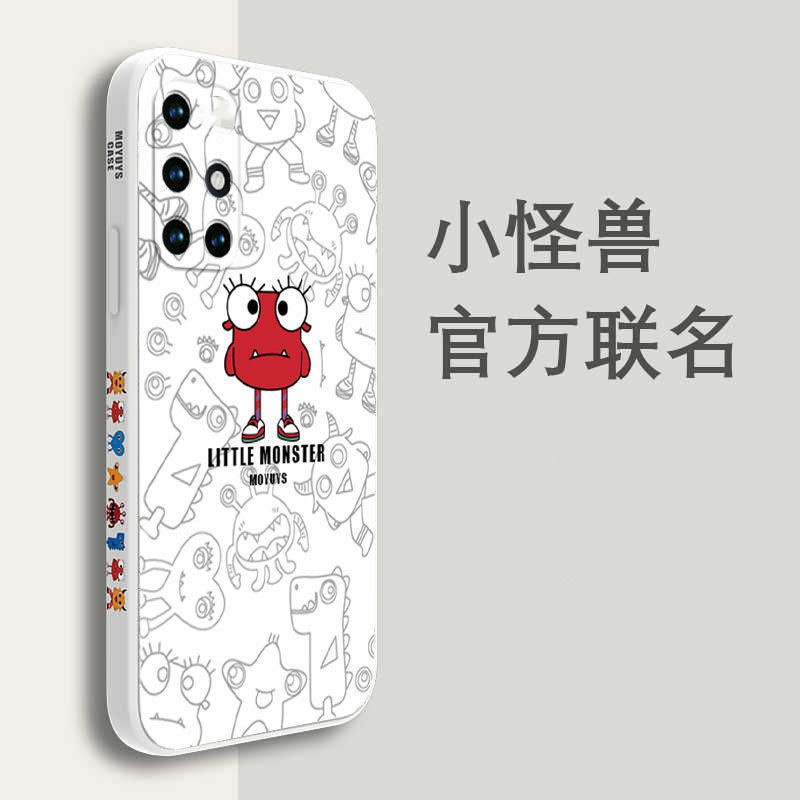 Case Samsung A31 A51 Little Monster Cartoon Anime Softcase Square Silicone Gambar