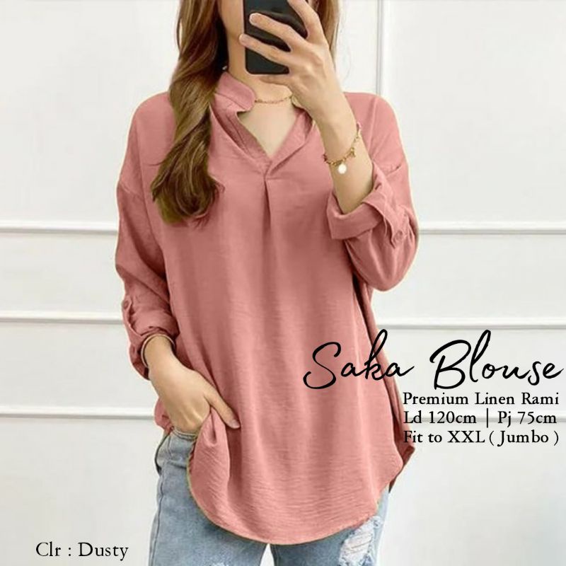 SAKA  BLOUSE WANITA TERBARU