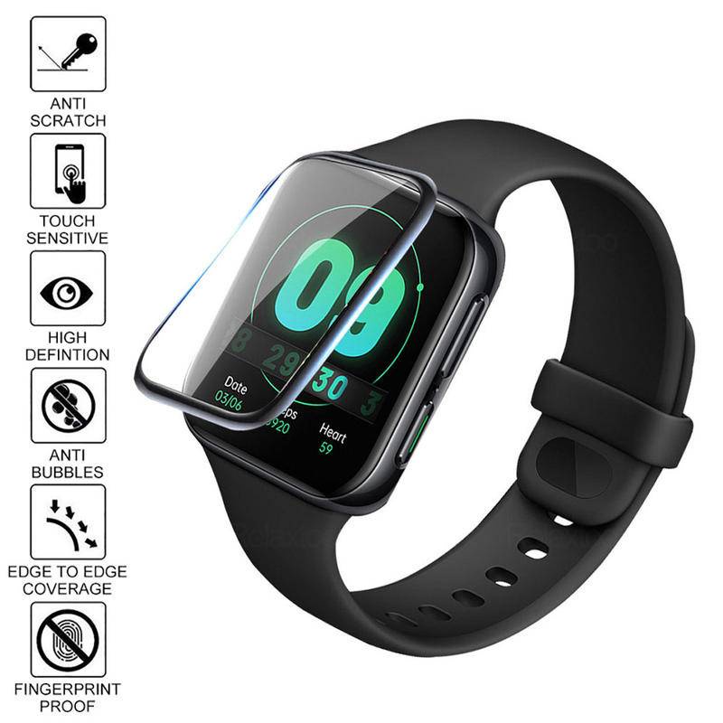 1-3 Pcs Pelindung Layar Tempered Glass Untuk Realme Watch S 2 3 T1 S100 Pro Realme band 2