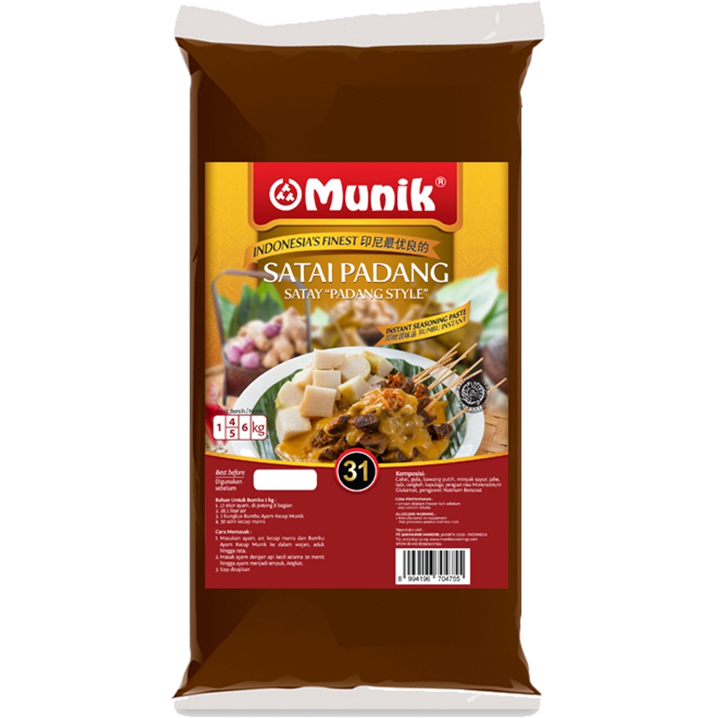 

Bumbu Munik Satai Padang-1000gr