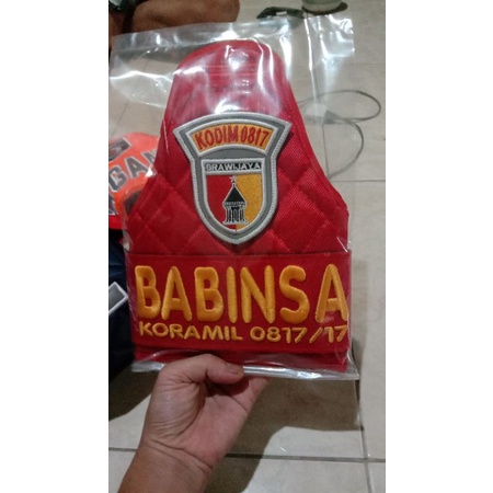 Ban lengan BABINSA terbaru logo dan tulisan full perekat lokasi bisa