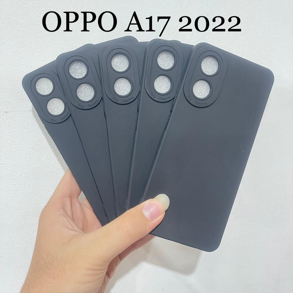 Promo Case OPPO A17 2022 Soft Case  Pro Camera Casing Premium Slim Exellent Cover Proteck Camera | Soft Matte | Soft Case Macaron