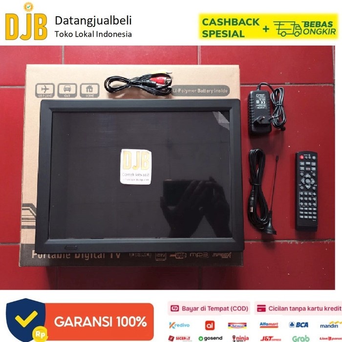 Video Tv Leadstar Portable Hd Tv Monitor 14 Inch Dvb-T2 + Analog - D14