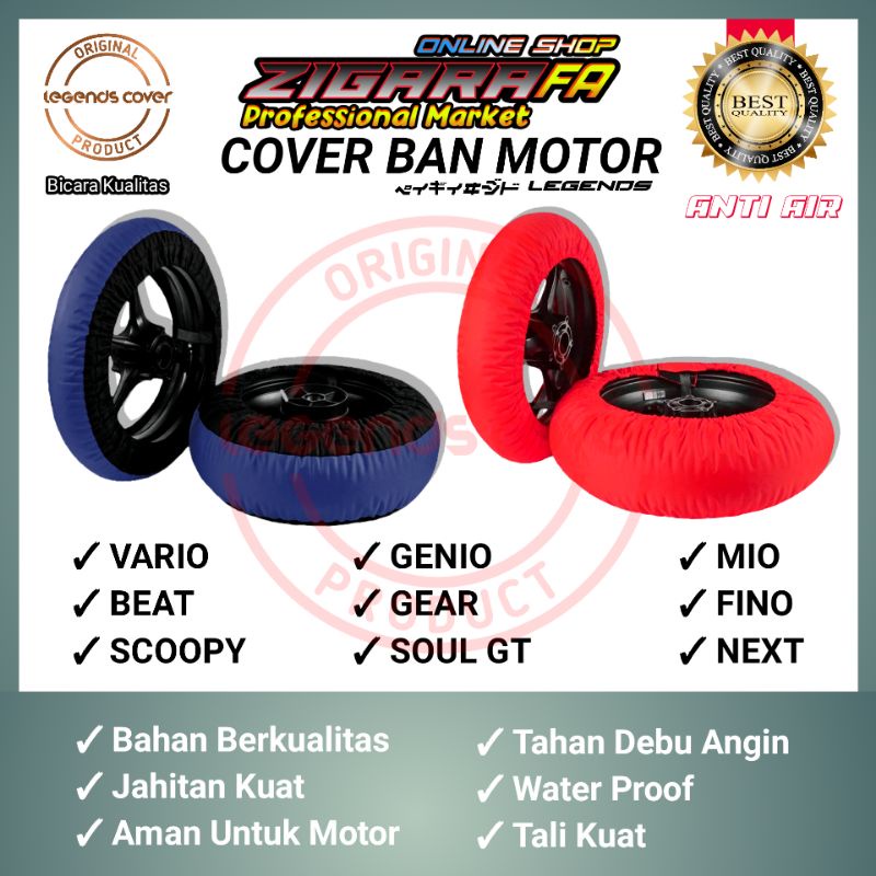 Sarung Ban Motor Matic Ring 14 Sarung Ban Motor Matic Ring 13 Cover Ban Motor Metic Sarung Ban Pcx Sarung Ban Aerox Sarung Ban Nmax Pembungkus Ban Motor - COD Terlaris