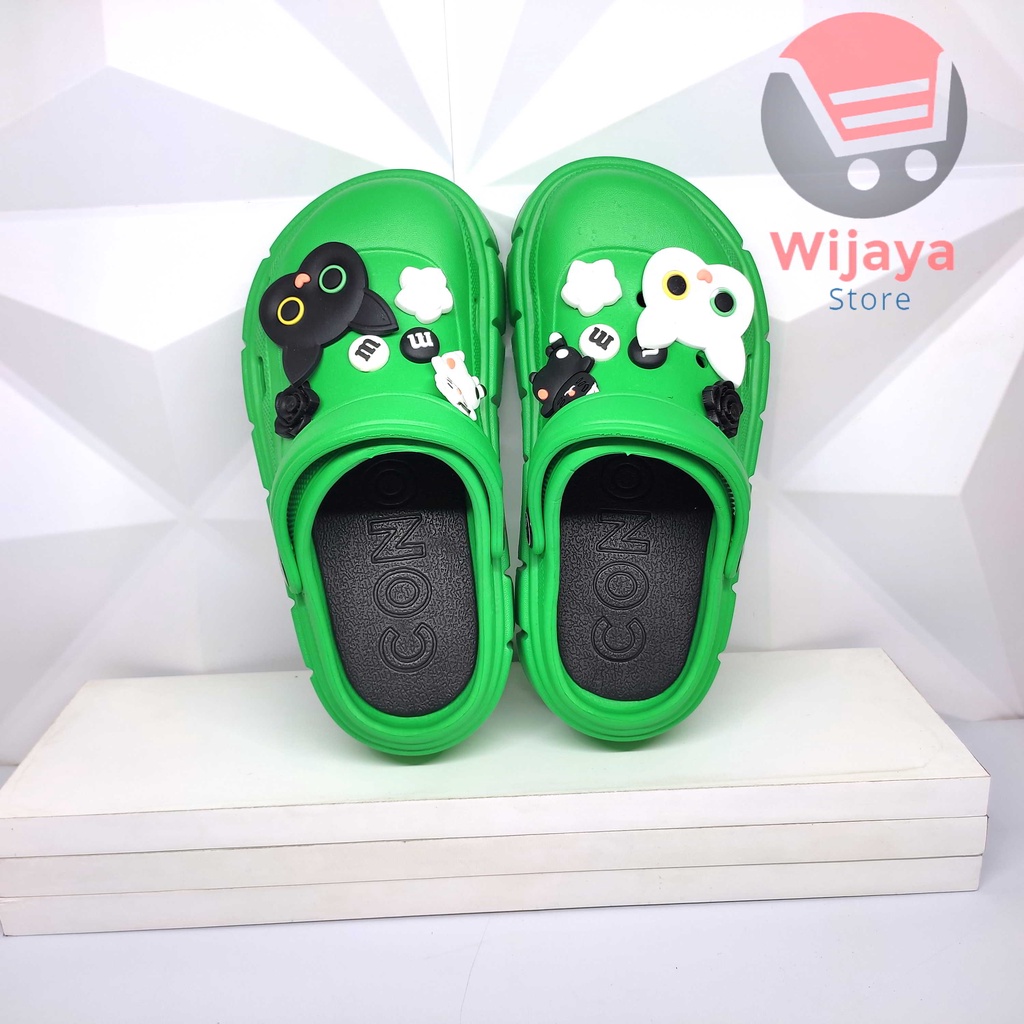 Sandal Baim Wanita BALANCE 9008 FUJI Slop Cewek Sendal Slide Kokop Selop Croc