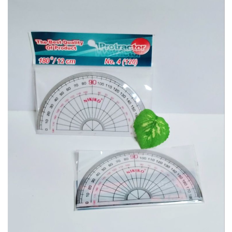

Penggaris Busur Derajat NIKIKO Tebal 180 derajat