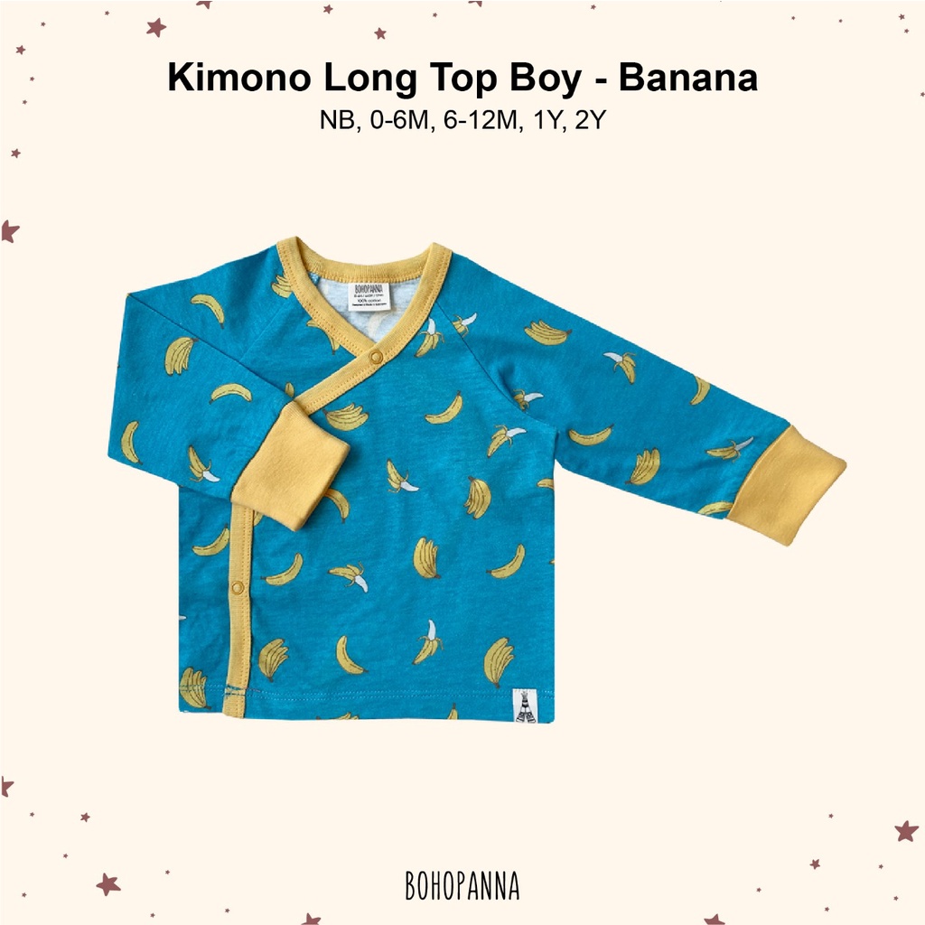 Bohopanna Kimono Long Top Boy - Atasan Anak 0-2 tahun