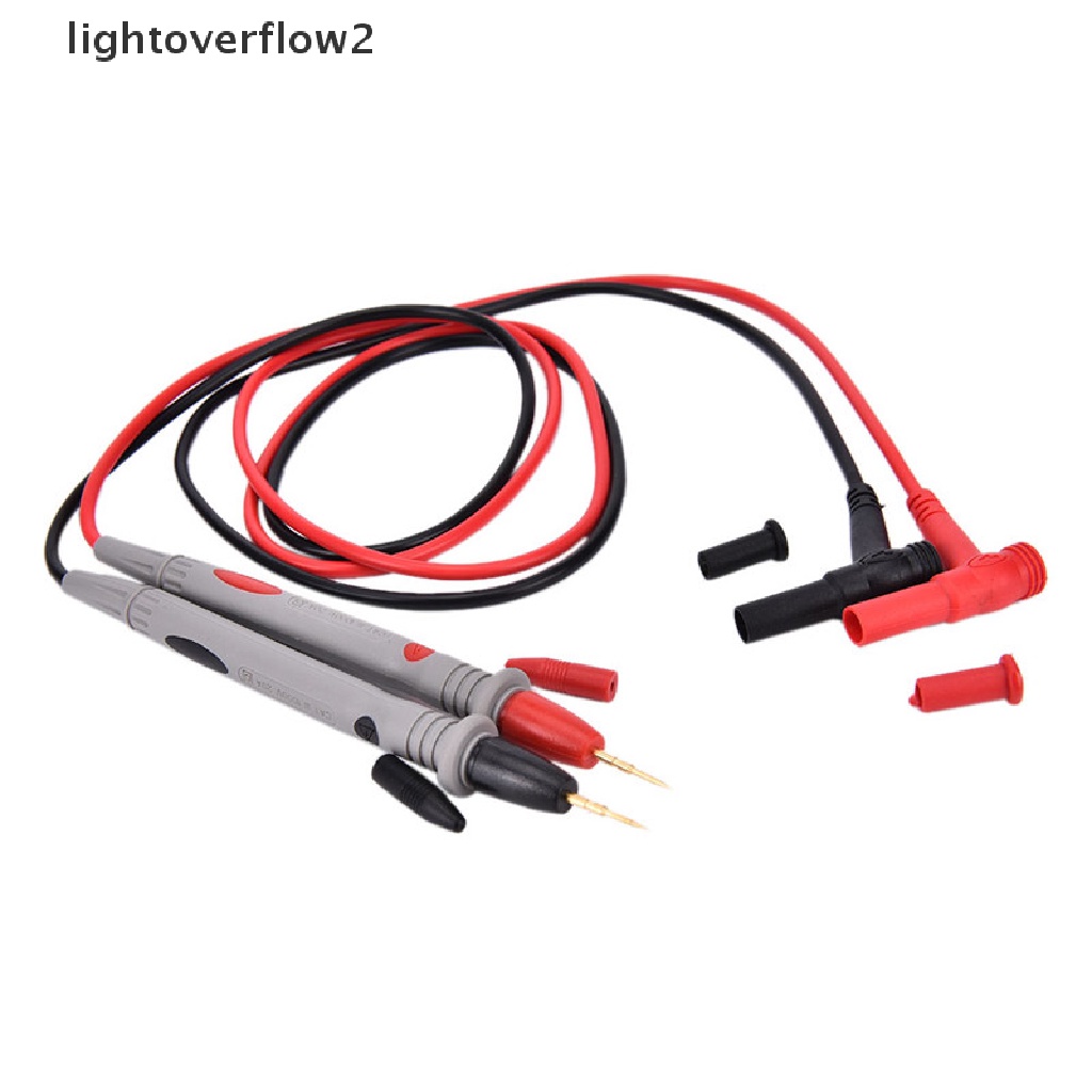 (lightoverflow2) 2pcs / Set Pena Kabel Multimeter Digital Universal