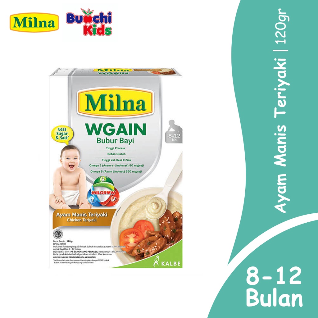 milna bubur bayi wgain 8-12bln
